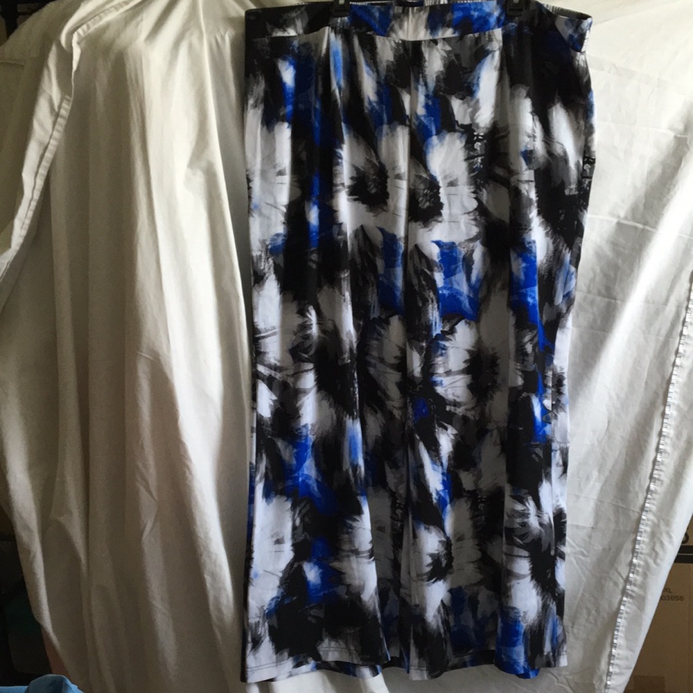 Plus size wide leg pant palazzo